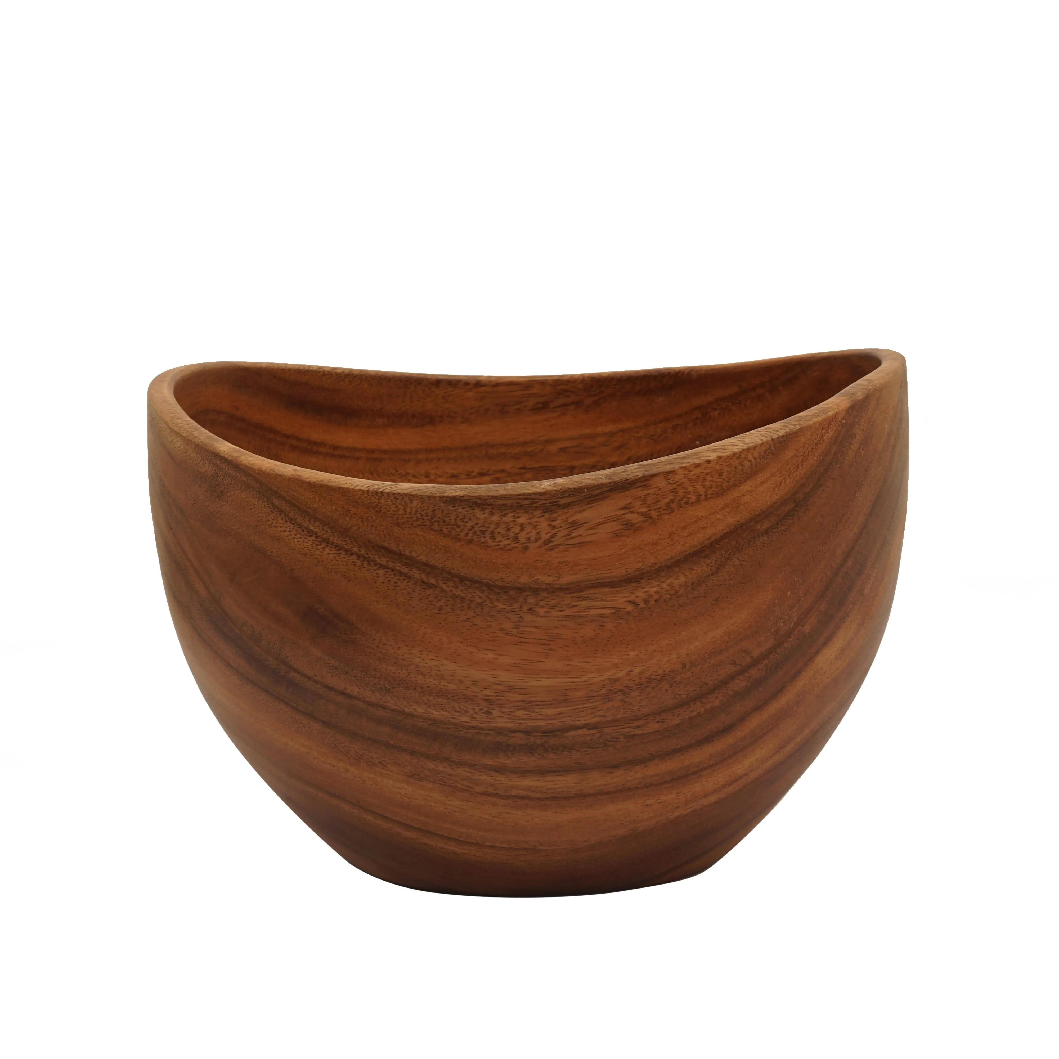 Acacia Irregular Deep Bowl