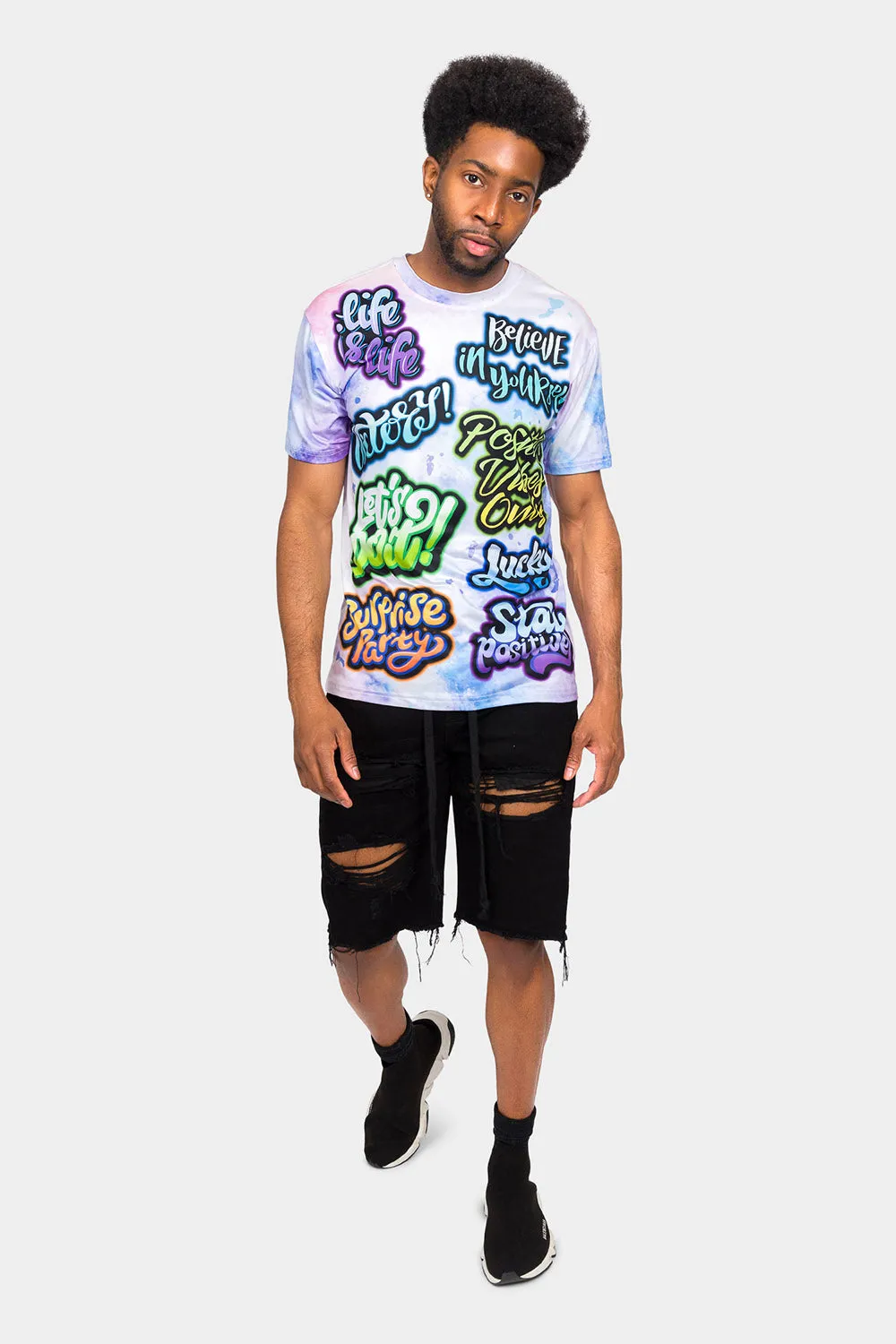 Airbrushed Graffiti T-Shirt