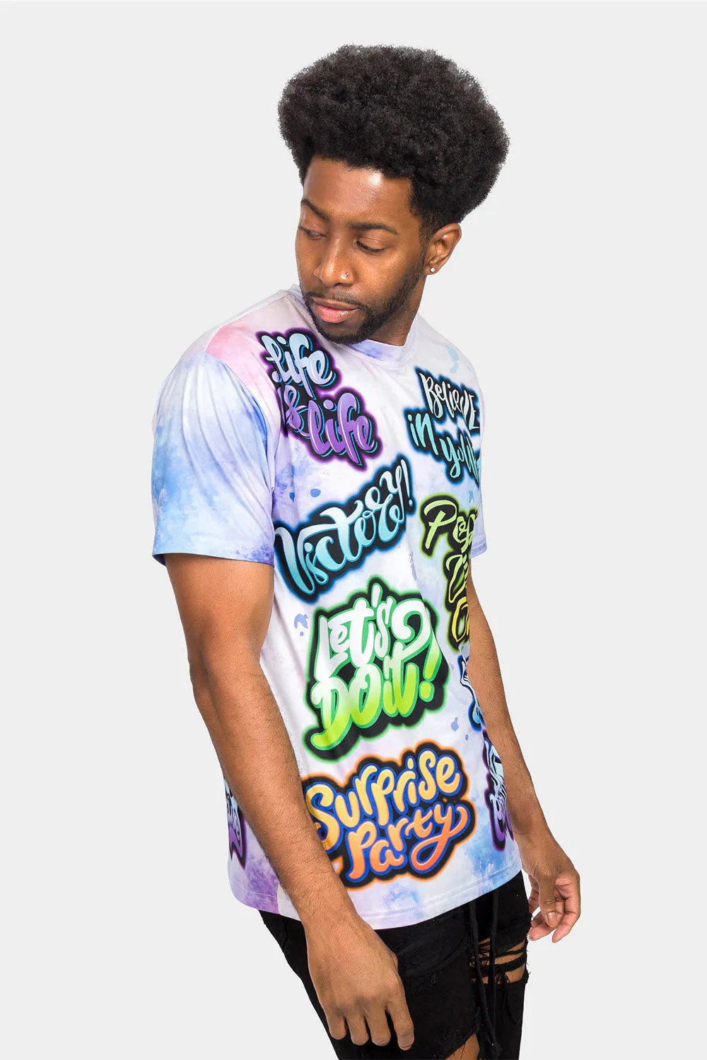 Airbrushed Graffiti T-Shirt