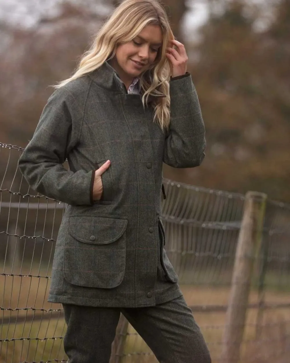 Alan Paine Combrook Ladies Tweed Coat