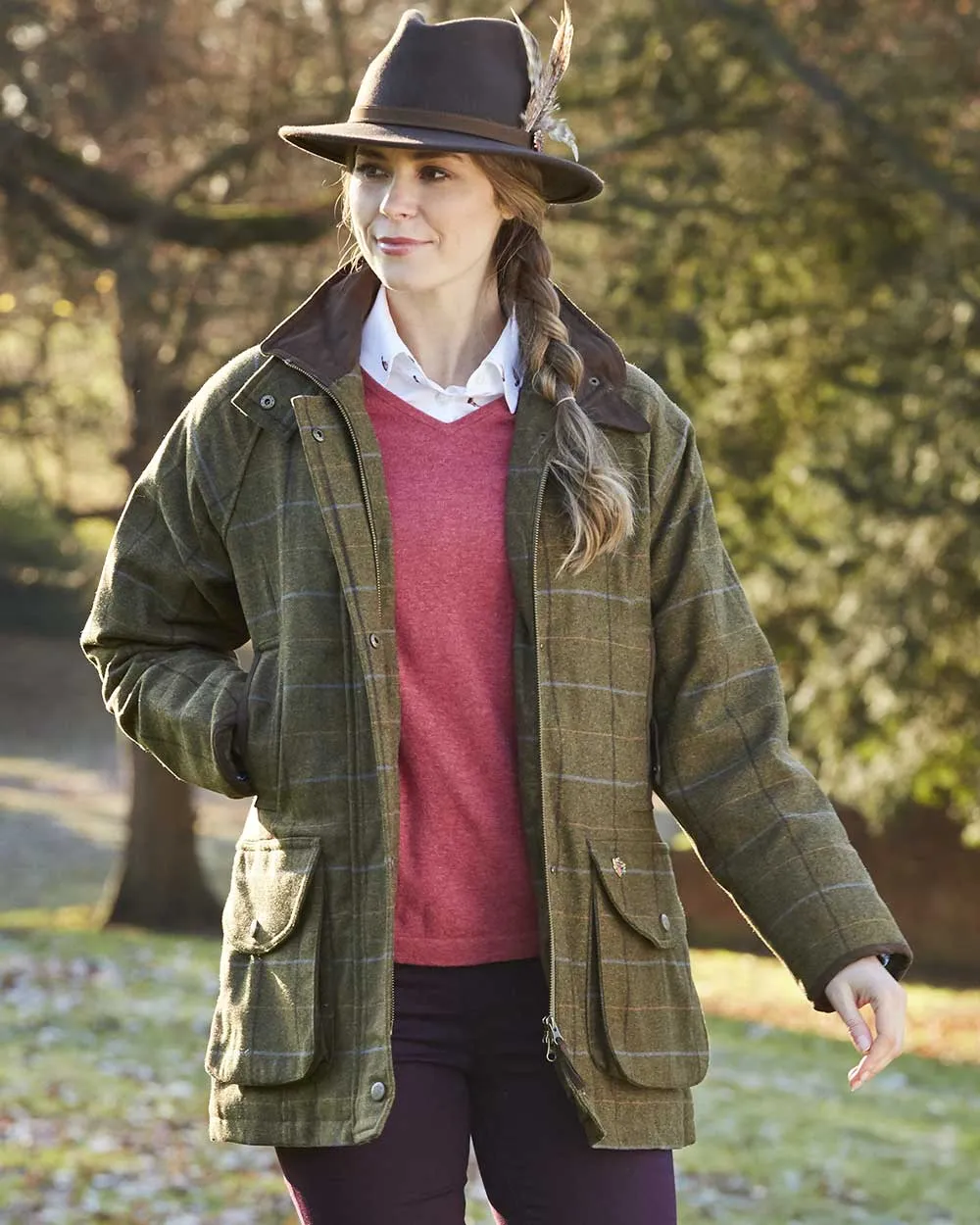 Alan Paine Combrook Ladies Tweed Coat