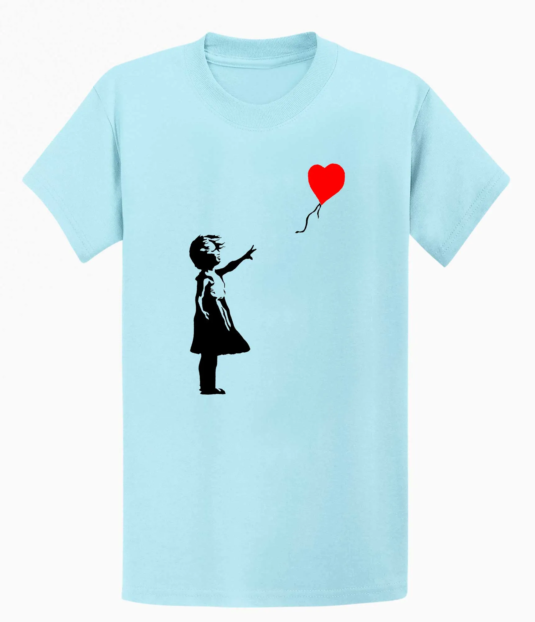 Banksy Girl Heart Balloon Men's T-shirt