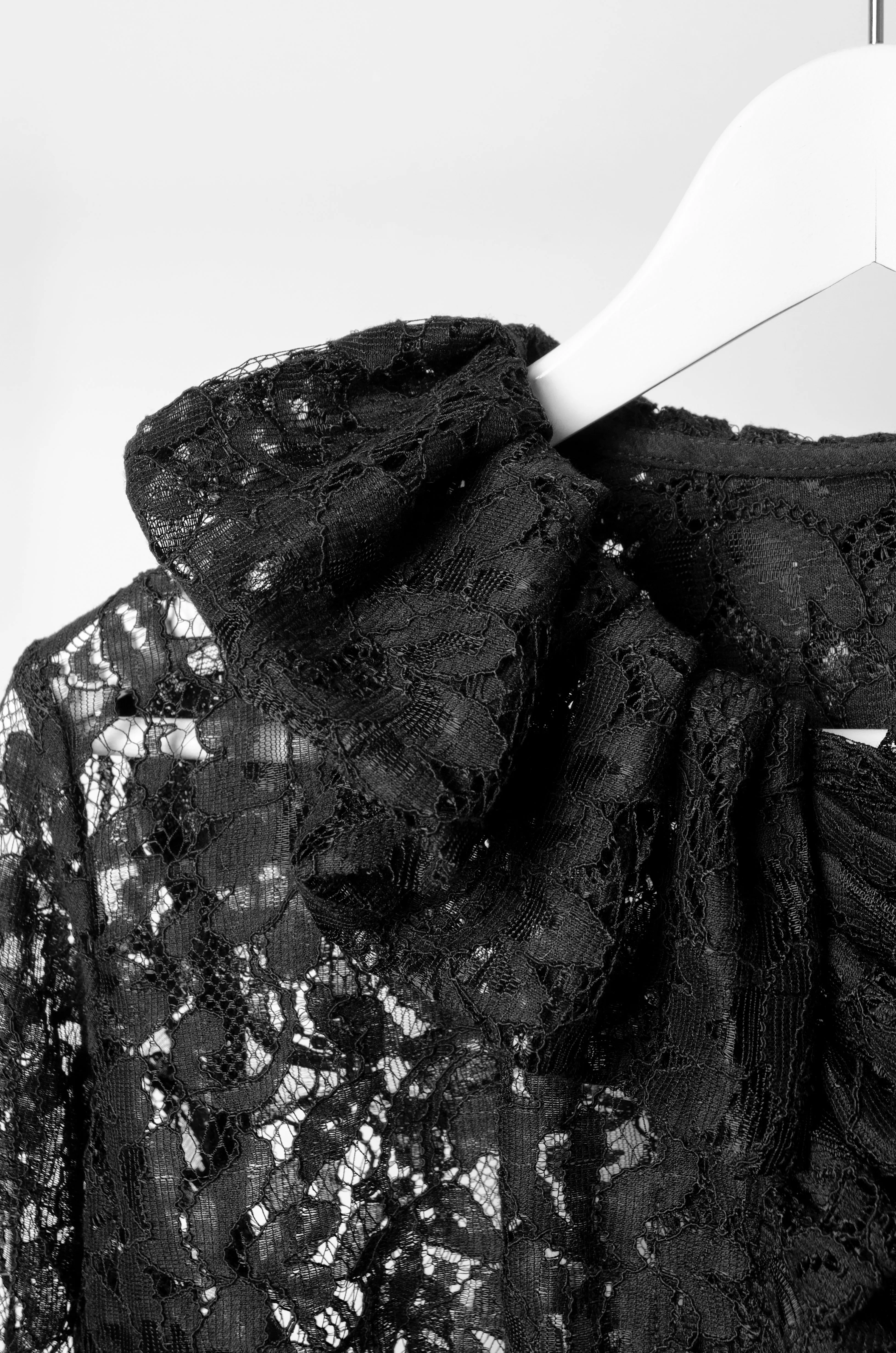 Black Lace Shirt