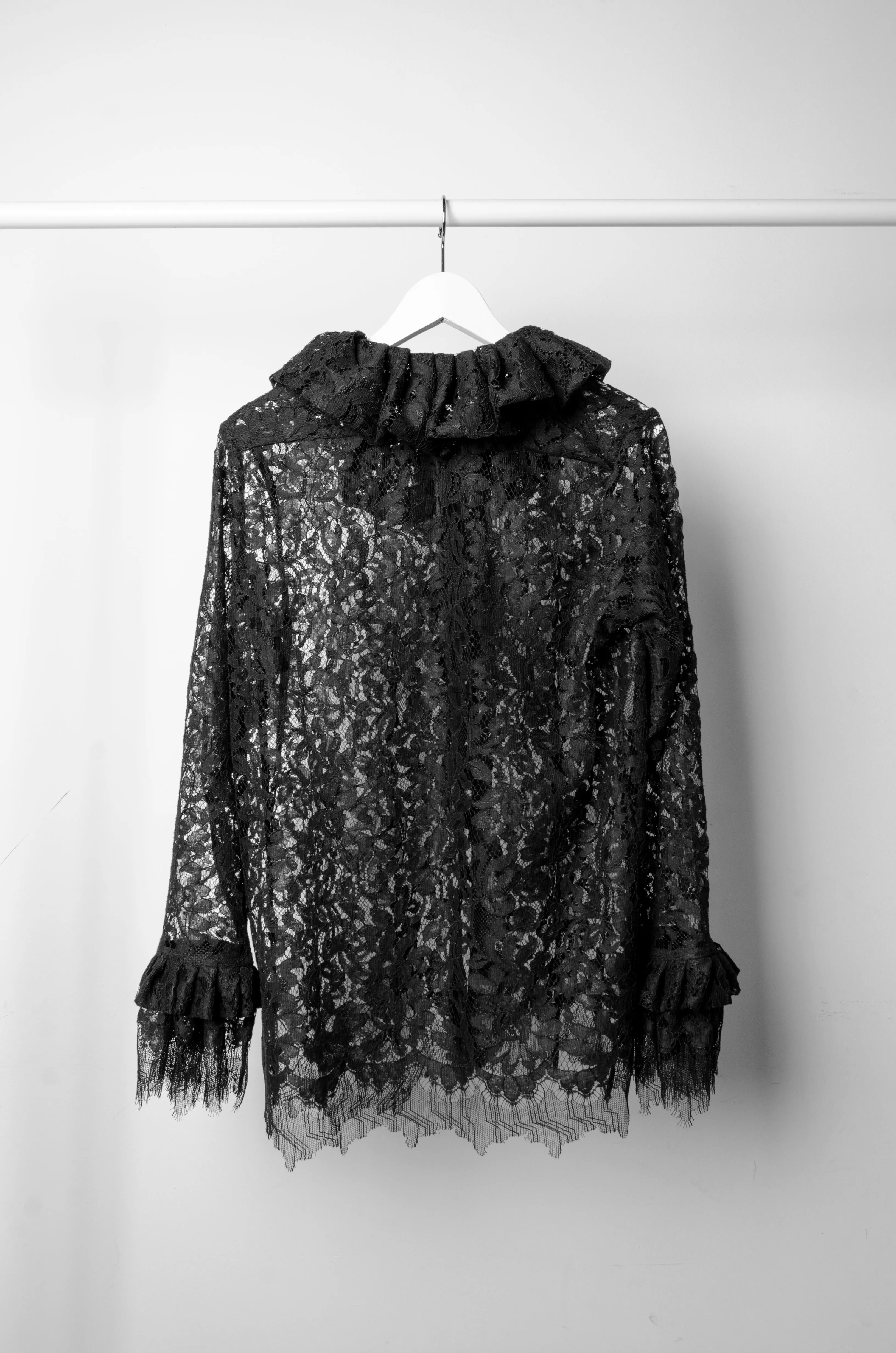 Black Lace Shirt