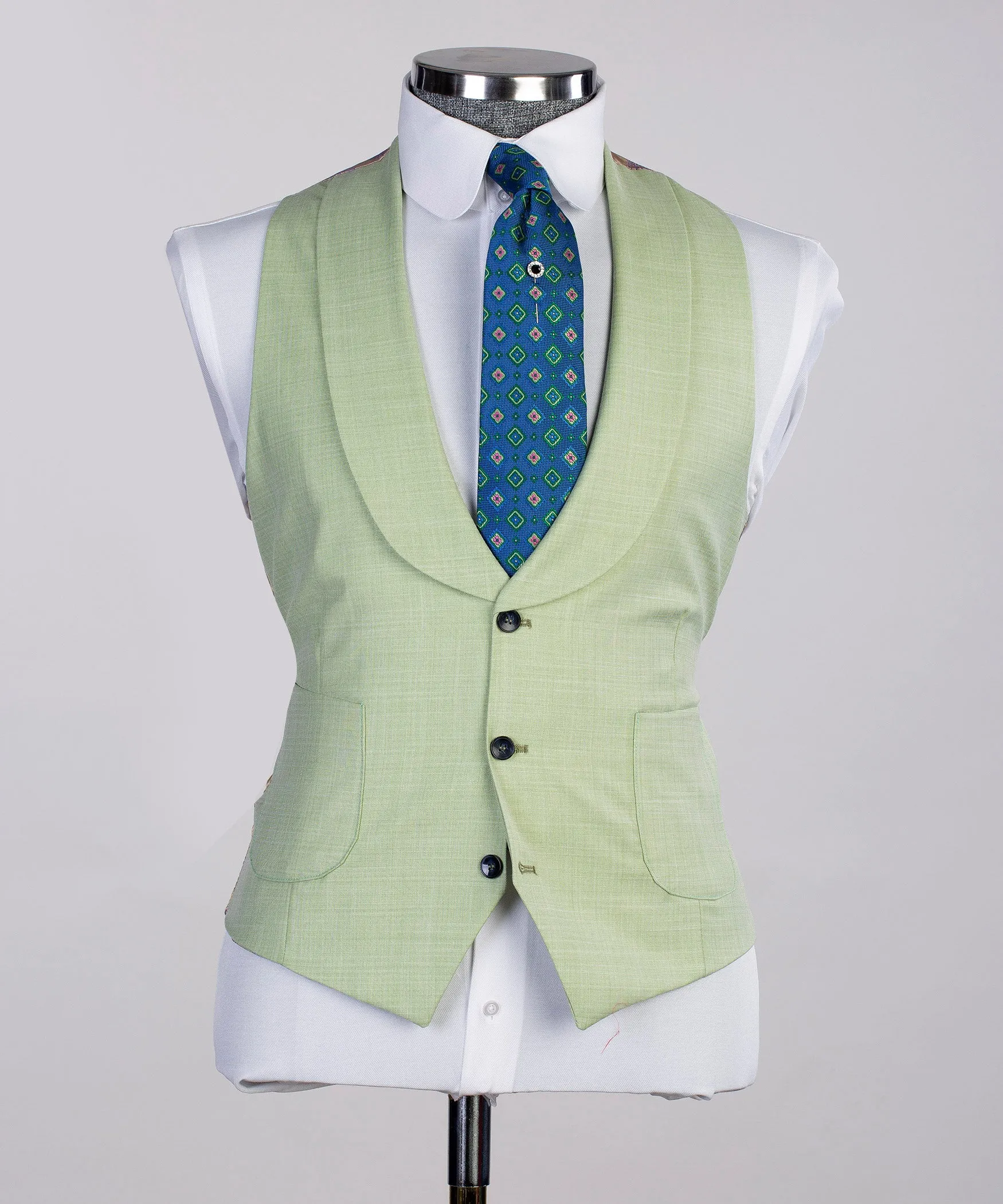 Classic Business Light Green Suit