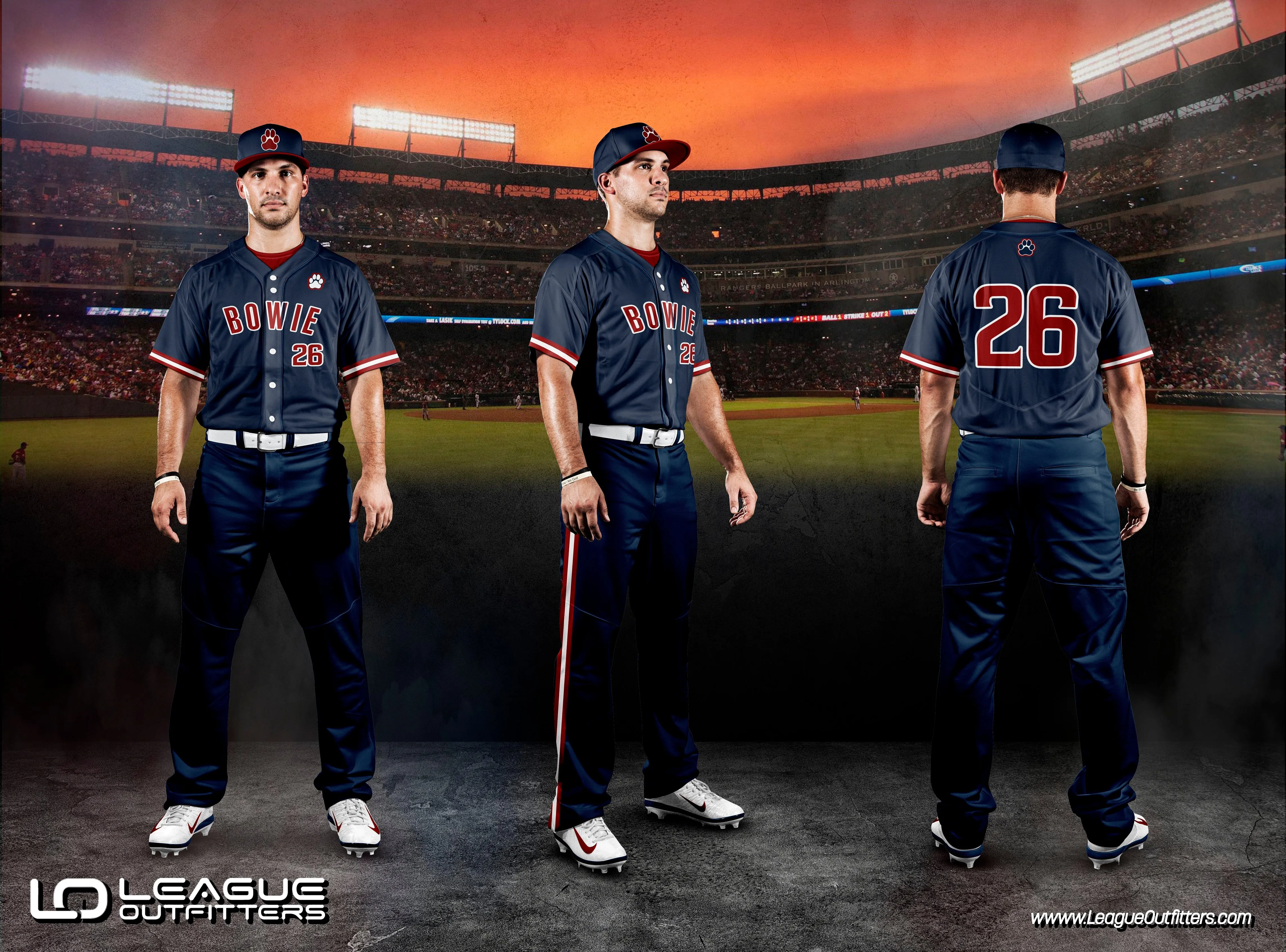 Custom Elite Sublimated & Tackle Twill Full Button Baseball Jerseys