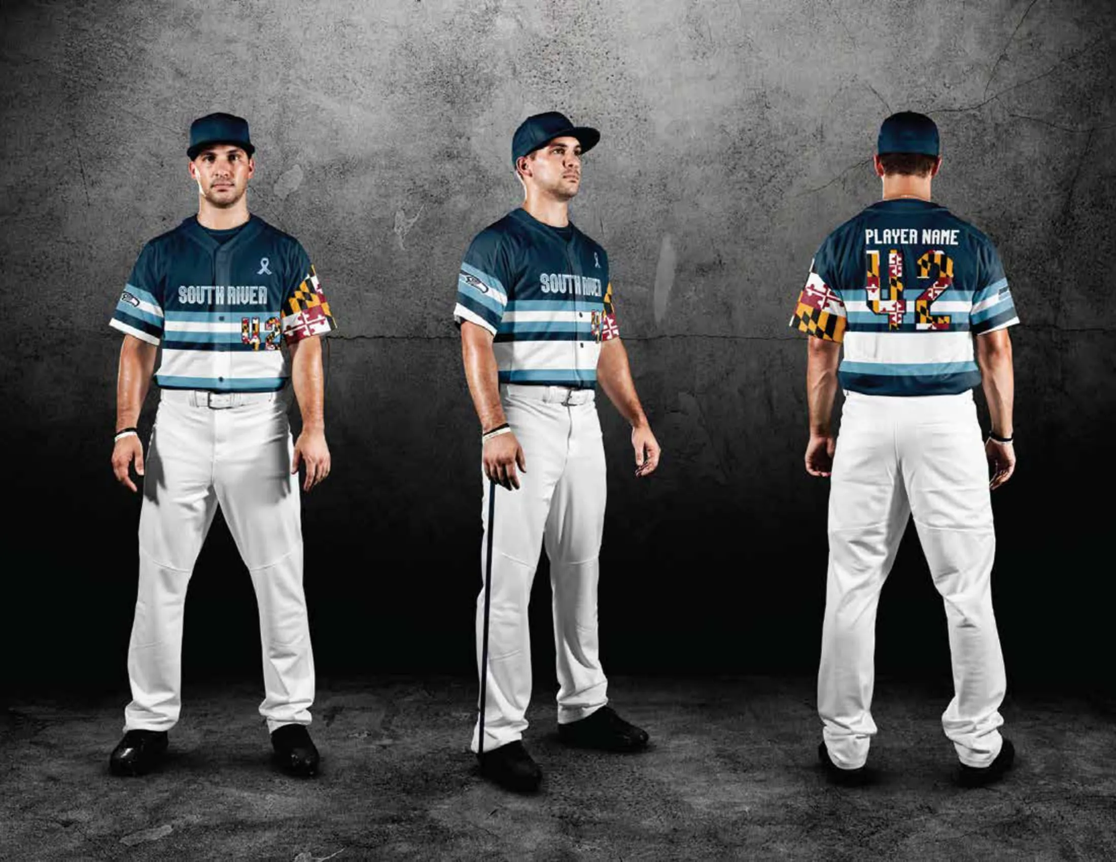 Custom Elite Sublimated & Tackle Twill Full Button Baseball Jerseys