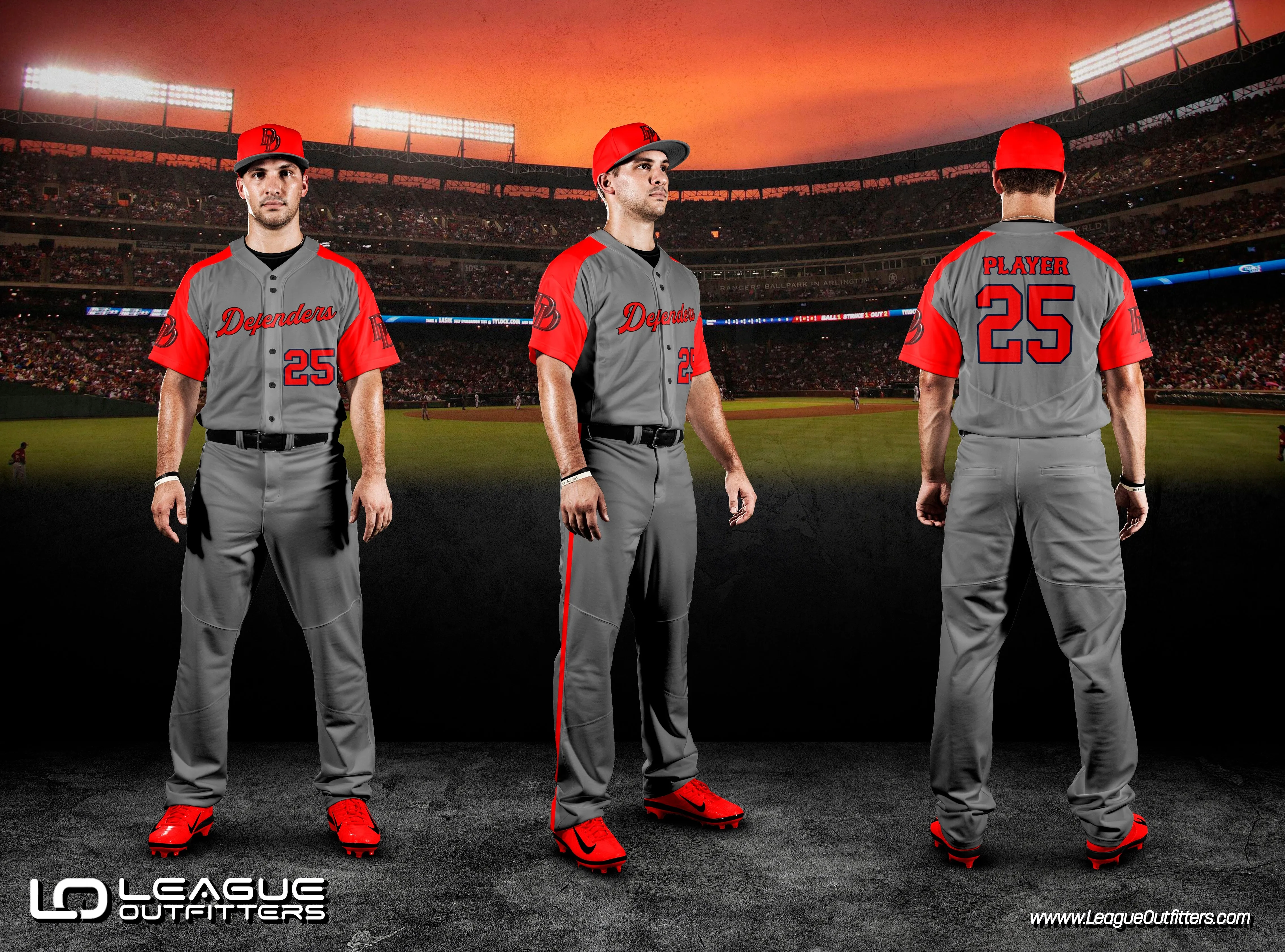 Custom Elite Sublimated & Tackle Twill Full Button Baseball Jerseys