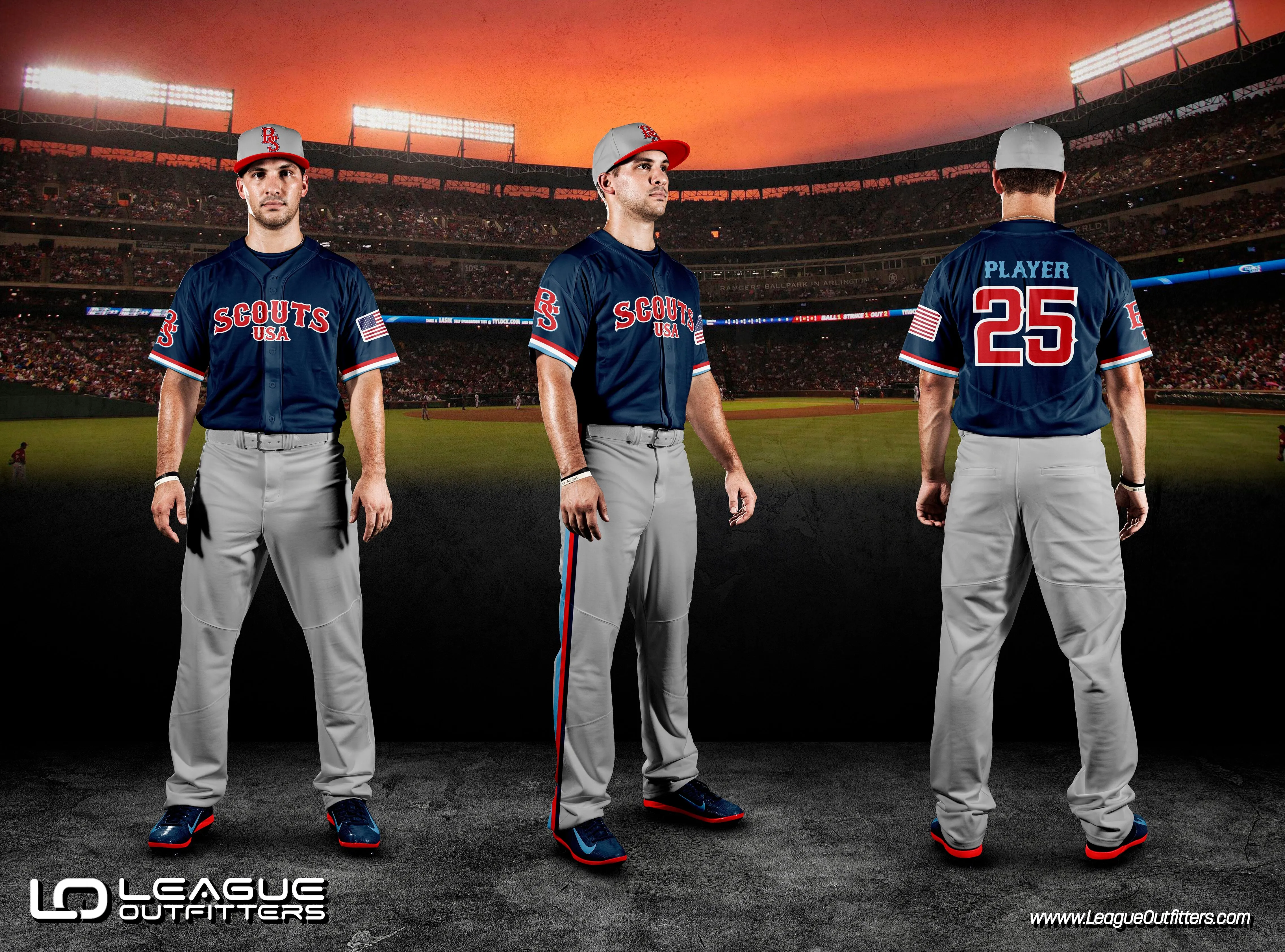 Custom Elite Sublimated & Tackle Twill Full Button Baseball Jerseys