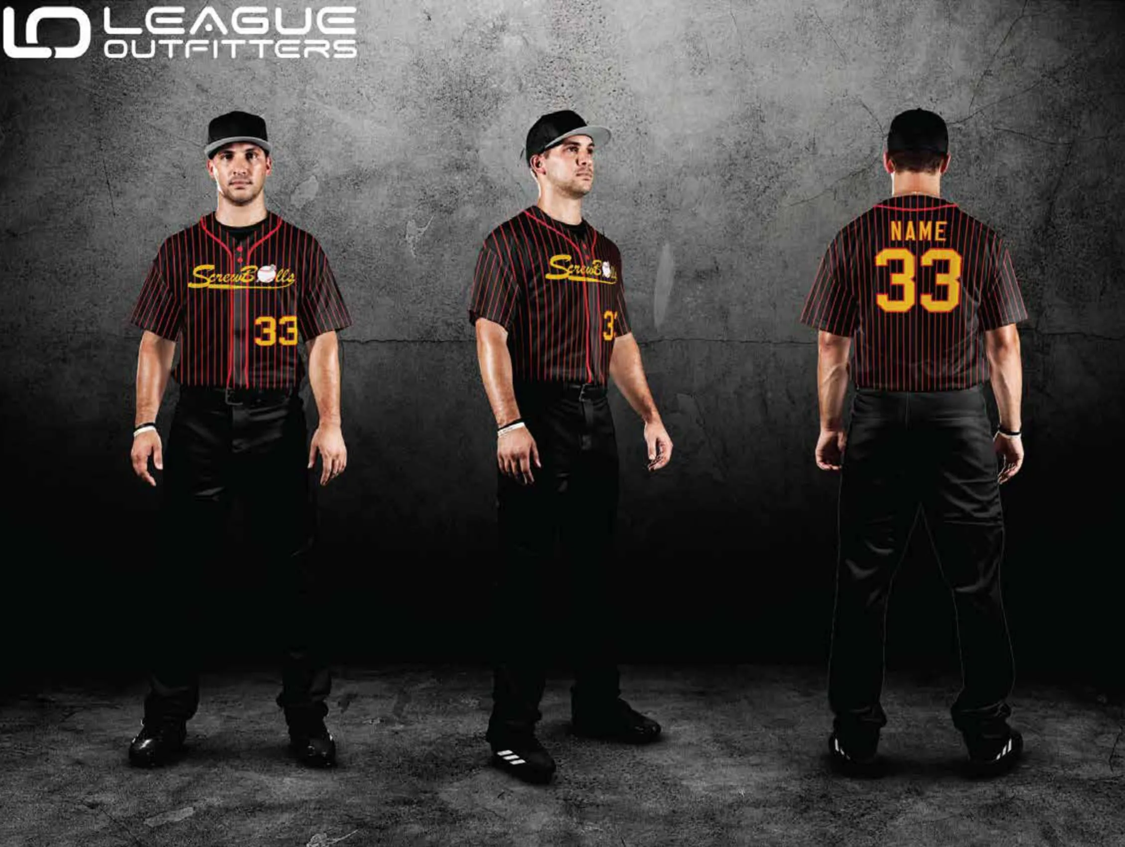 Custom Elite Sublimated & Tackle Twill Full Button Baseball Jerseys