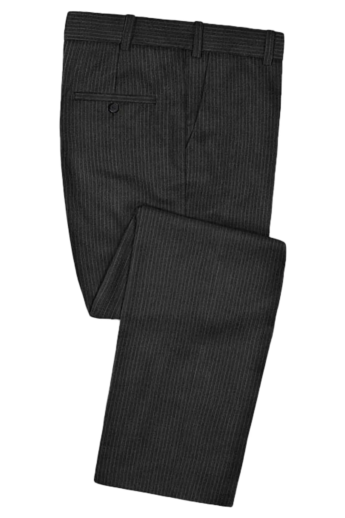 Dark Grey Narrow Stripe - Italian Suit