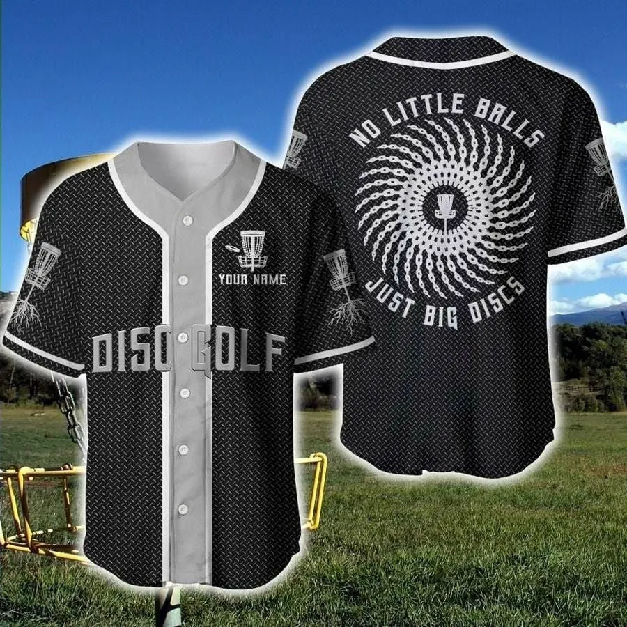 Disc Golf Chain Personalized Baseball Jersey, Disc Golf Lover, Funny Shirt For Men