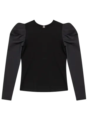 Ginger Contrast Sleeve Top