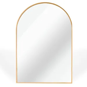 Gold 24*36IN Metal Arch mirror