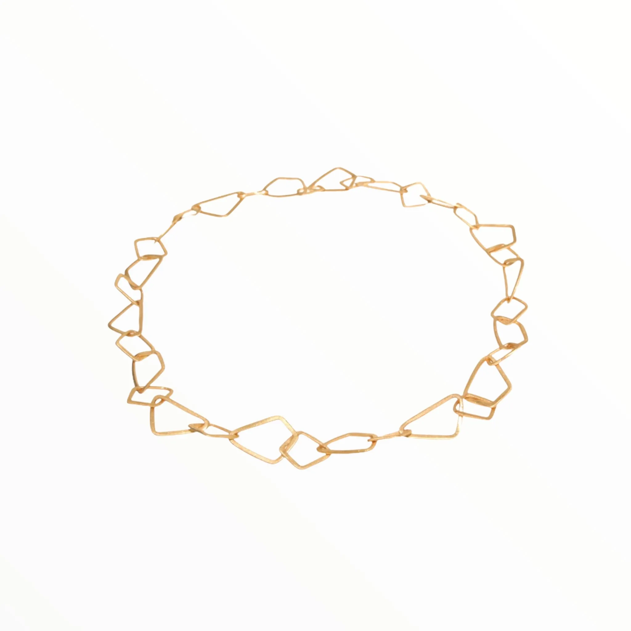 Gold Irregular Link Chain