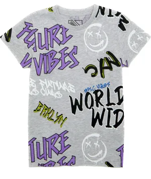 Grey Graffiti T-Shirt