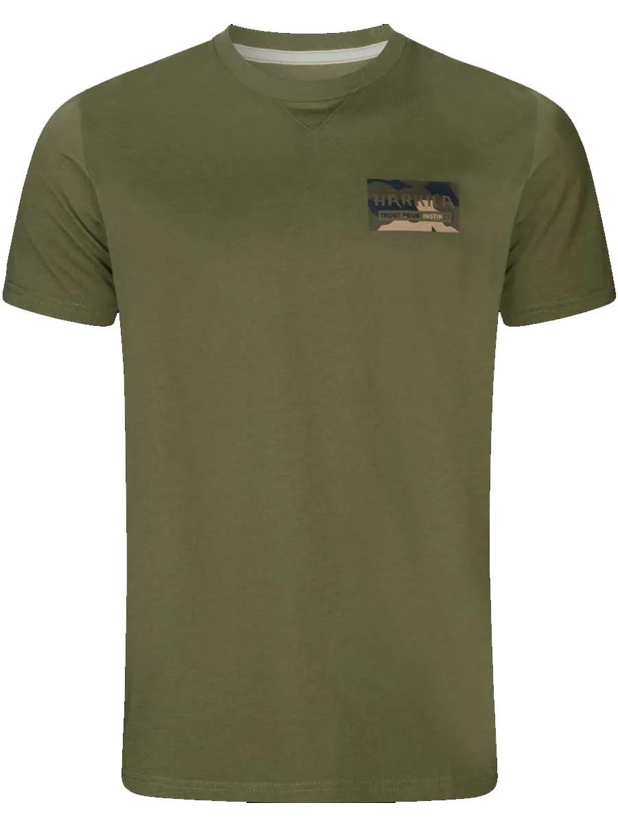 HARKILA Core Short Sleeve T-Shirt - Mens - Dark Olive