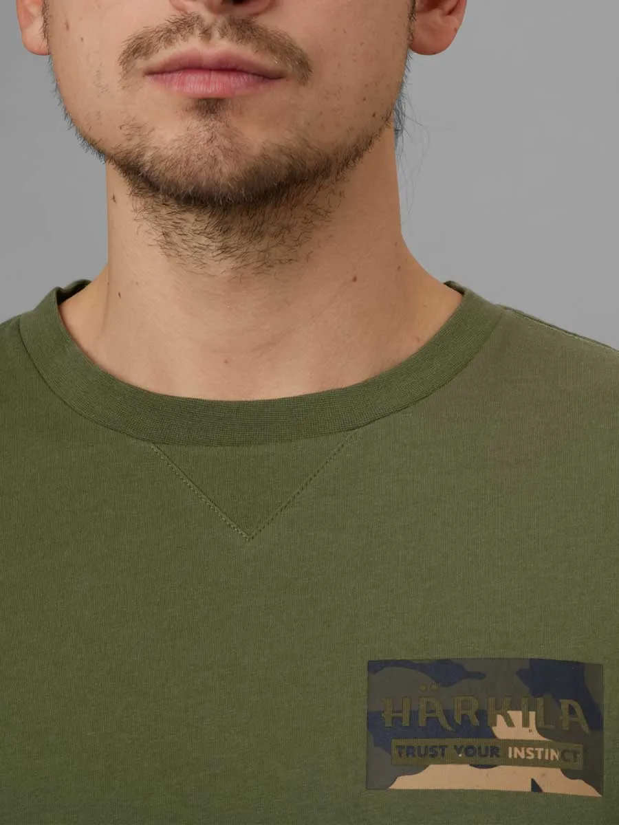 HARKILA Core Short Sleeve T-Shirt - Mens - Dark Olive