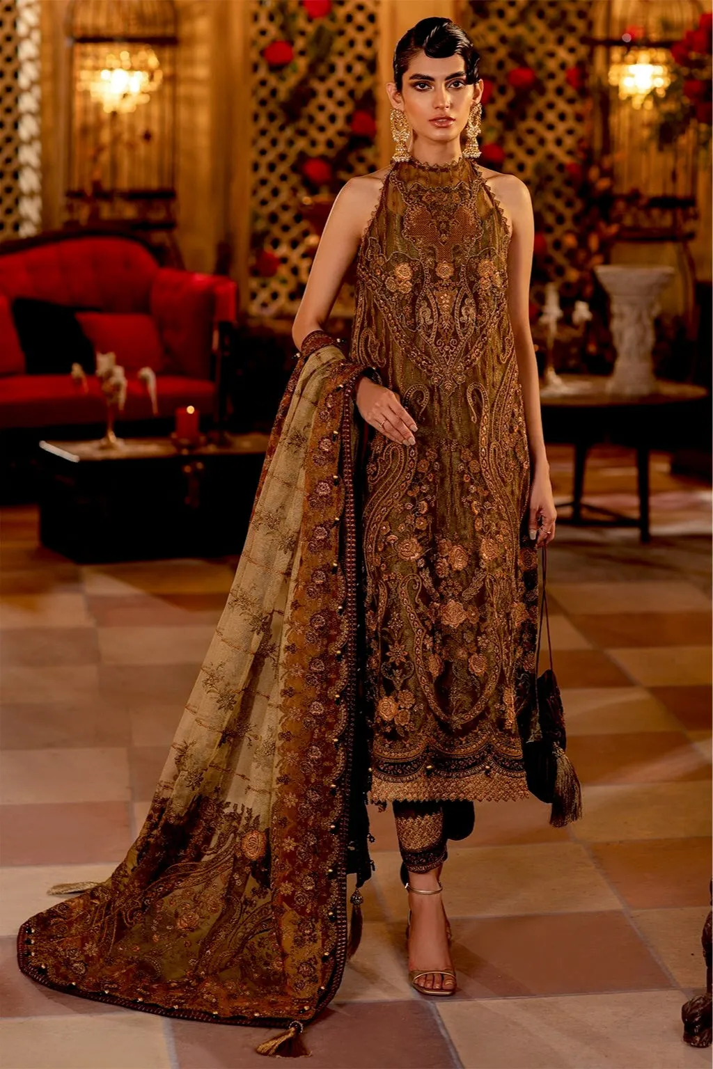 Iznik Meraki Luxury Chiffon Collection – IMC-07 Golden Days