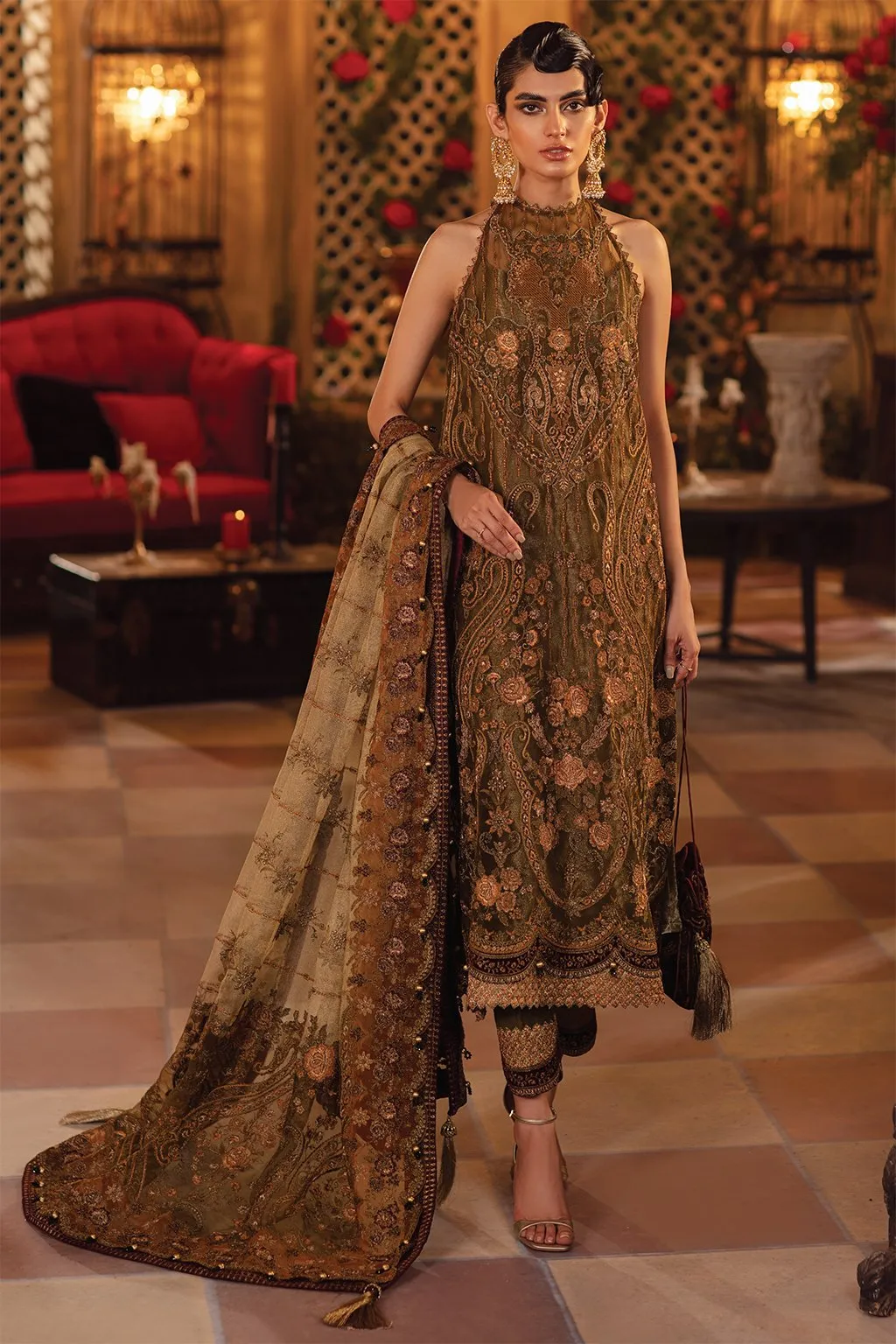 Iznik Meraki Luxury Chiffon Collection – IMC-07 Golden Days