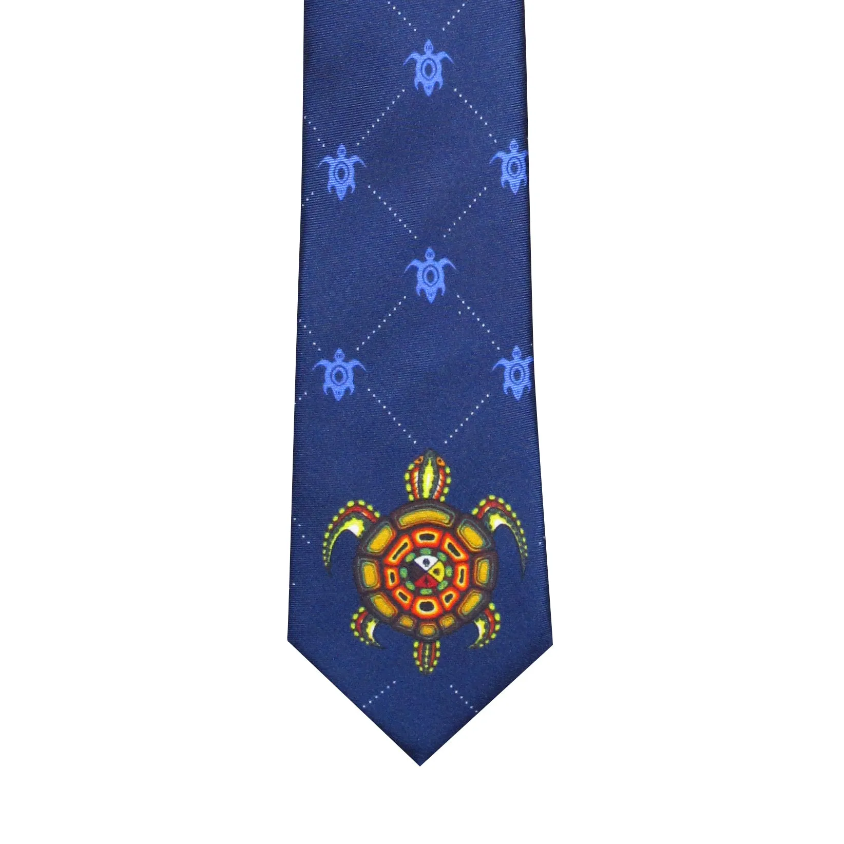 James Jacko Medicine Turtle Silk Tie