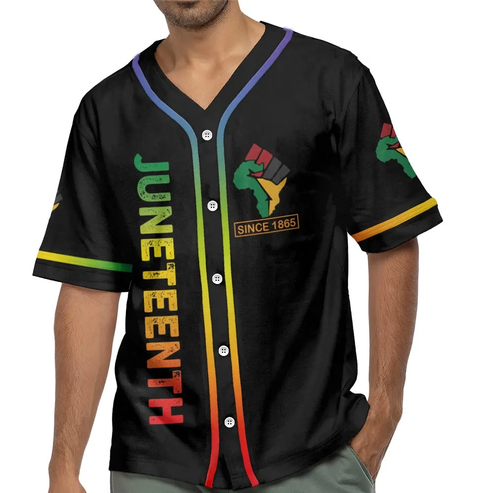 Juneteenth Since 1865 Dream Like Martin Baseball Jersey Shirt