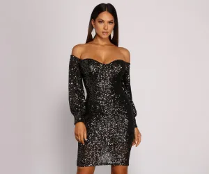 Lara Formal Sequin Mini Dress