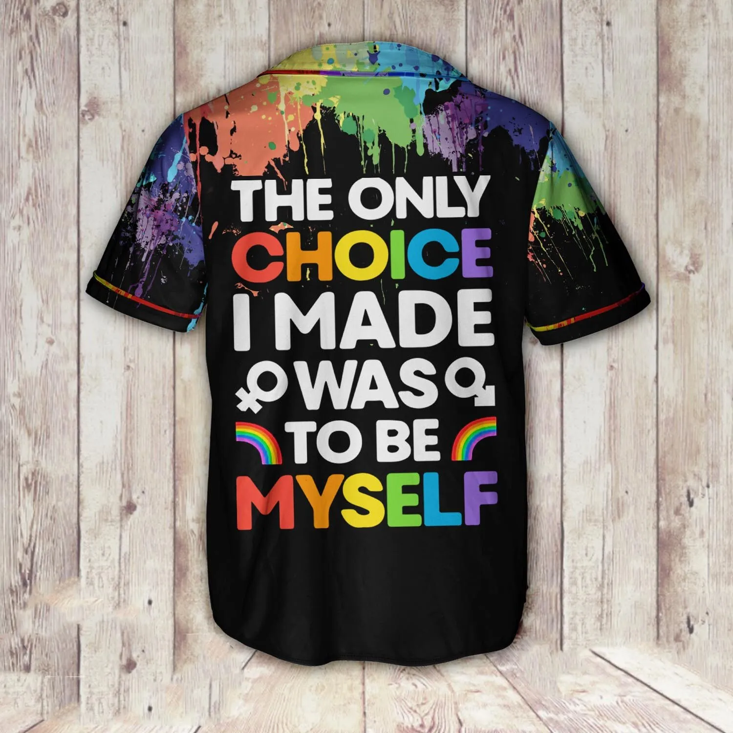 Lgbt Color Choice Pride Baseball Shirt, Baseball Jersey for LGBT, Pride LBGT