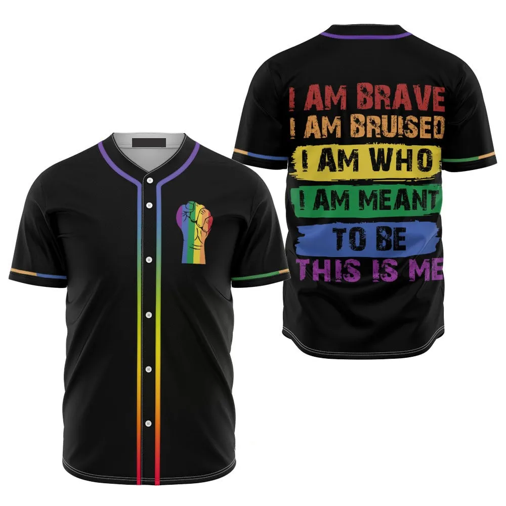 LGBT Pride Month Fight For The Rights 3D Baseball Jersey Shirt