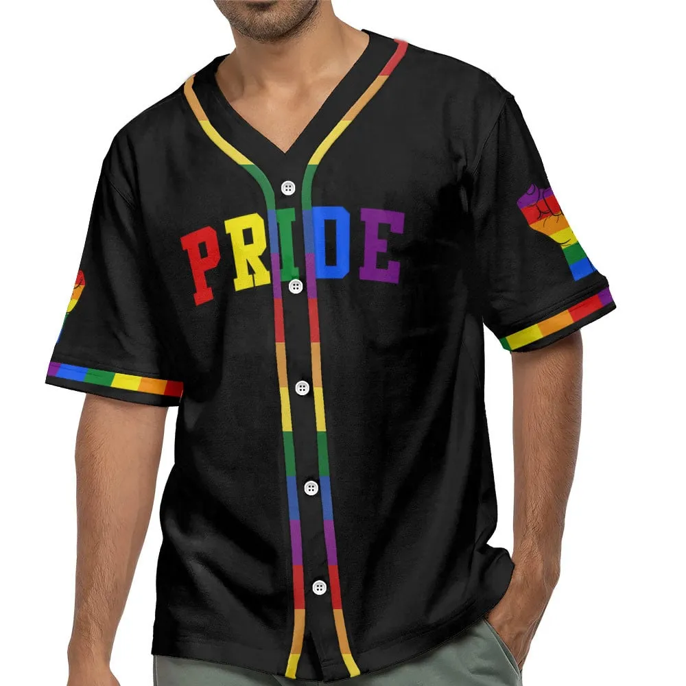 Love Is Love LGBT Pride 3D Baseball Jersey Shirt, LGBT Pride Shirt