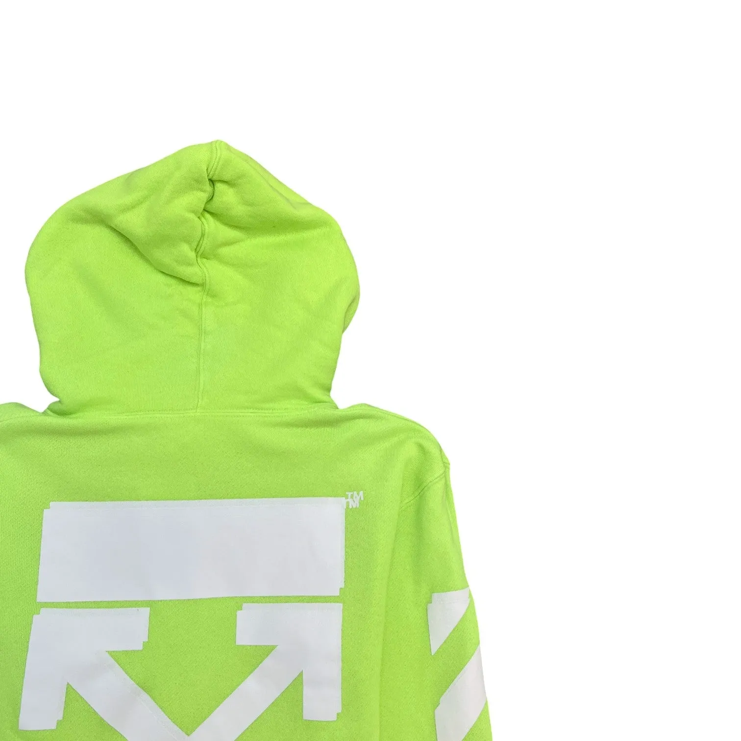 Men's Arrows Logo Hoodie Green Size S