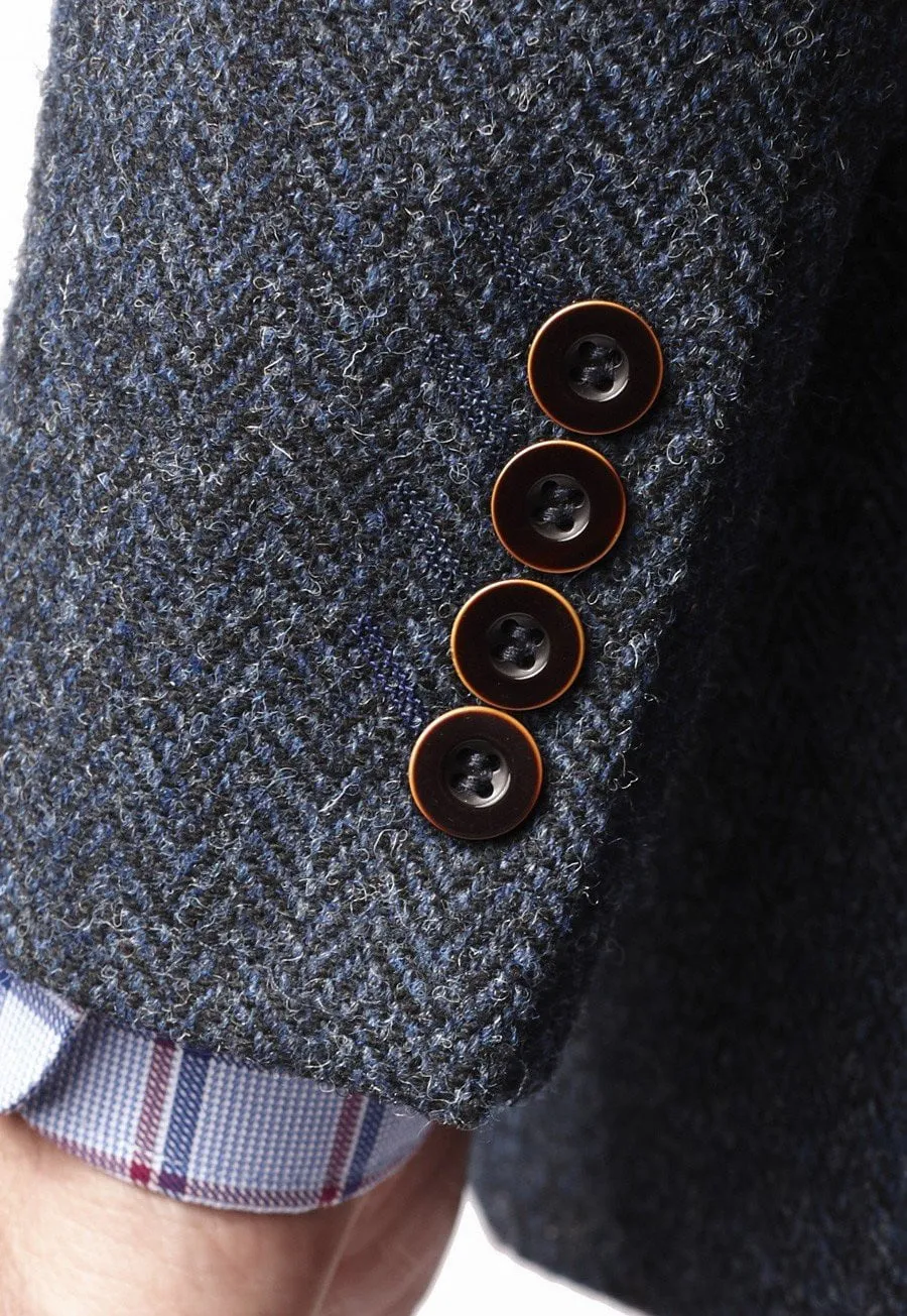 Mens Harris Tweed Tailored Fit Jacket - Stranraer