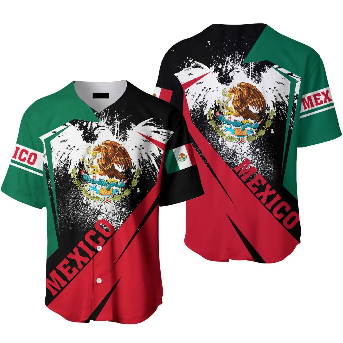 Mexico Flag - Gift for Mexicans, Mexico Lovers - Patriot Day Baseball Jerseys For Men & Women