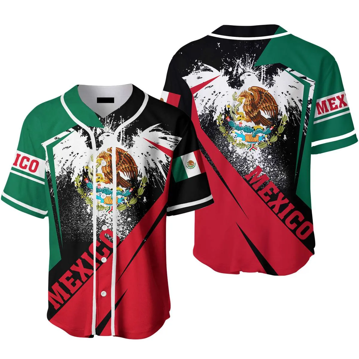 Mexico Flag - Gift for Mexicans, Mexico Lovers - Patriot Day Baseball Jerseys For Men & Women