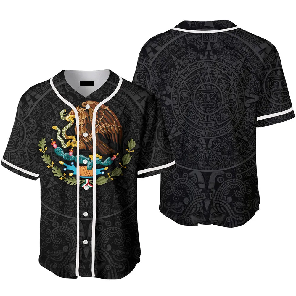 Mexico - Gift For Mexicans, Mexico Lovers - Mexican Aztec Warrior Baseball Jerseys For Men & Women