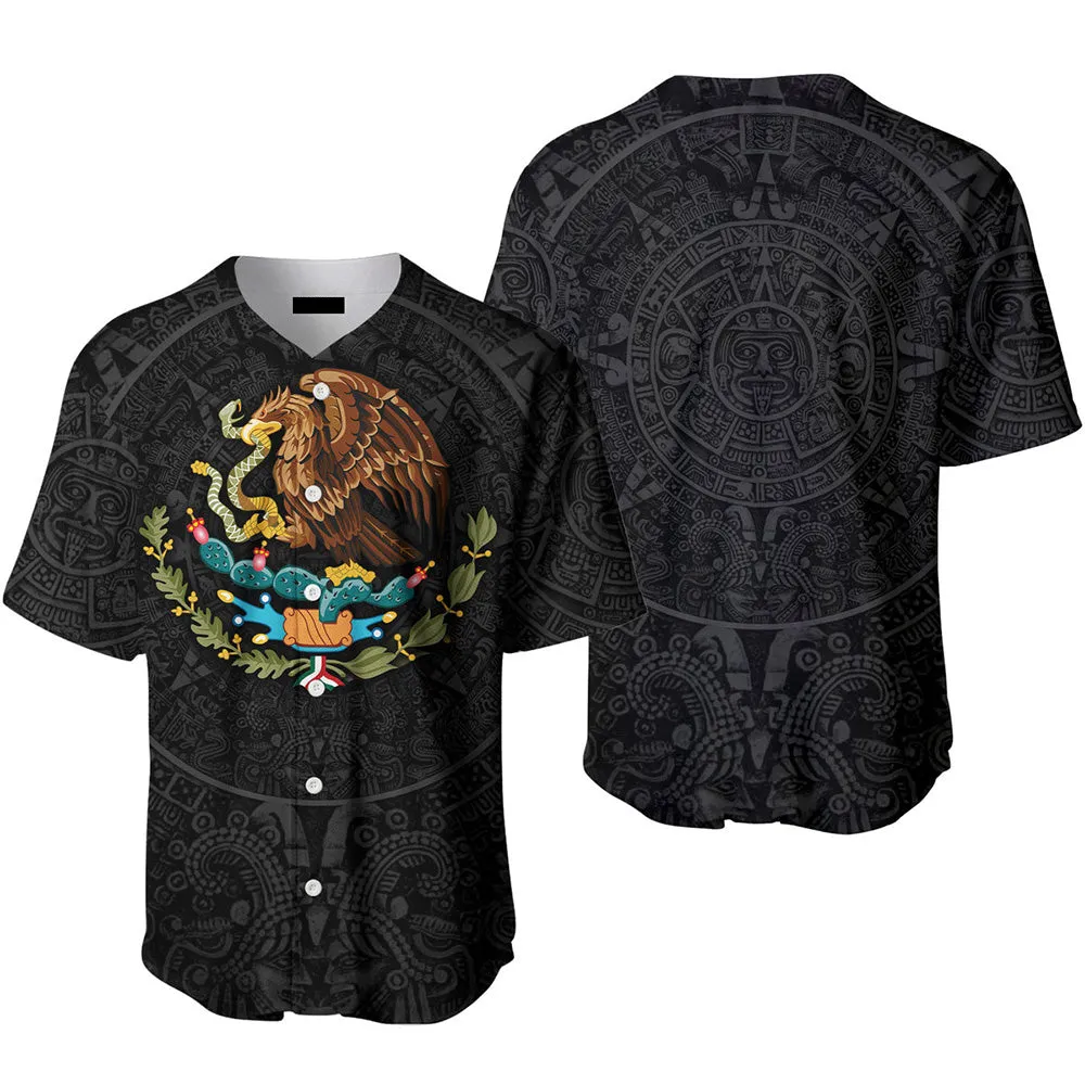 Mexico - Gift For Mexicans, Mexico Lovers - Mexican Aztec Warrior Baseball Jerseys For Men & Women