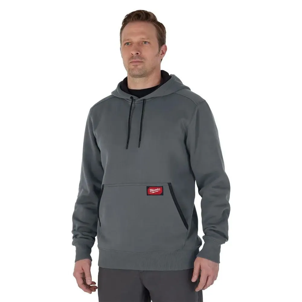 Milwaukee 351G-XL Midweight Pullover Hoodie Gray XL