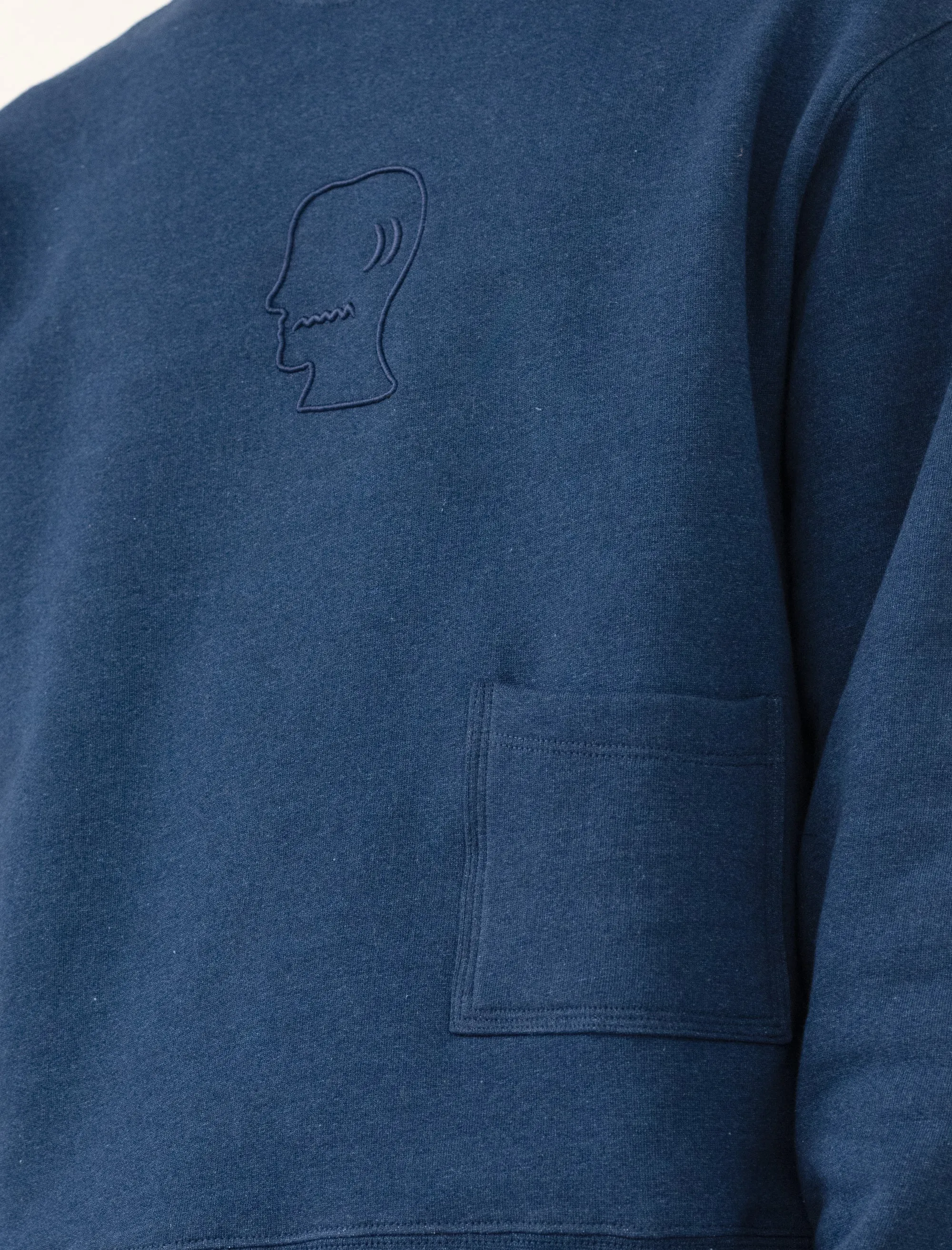 Mockneck Sweatshirt (Indigo)