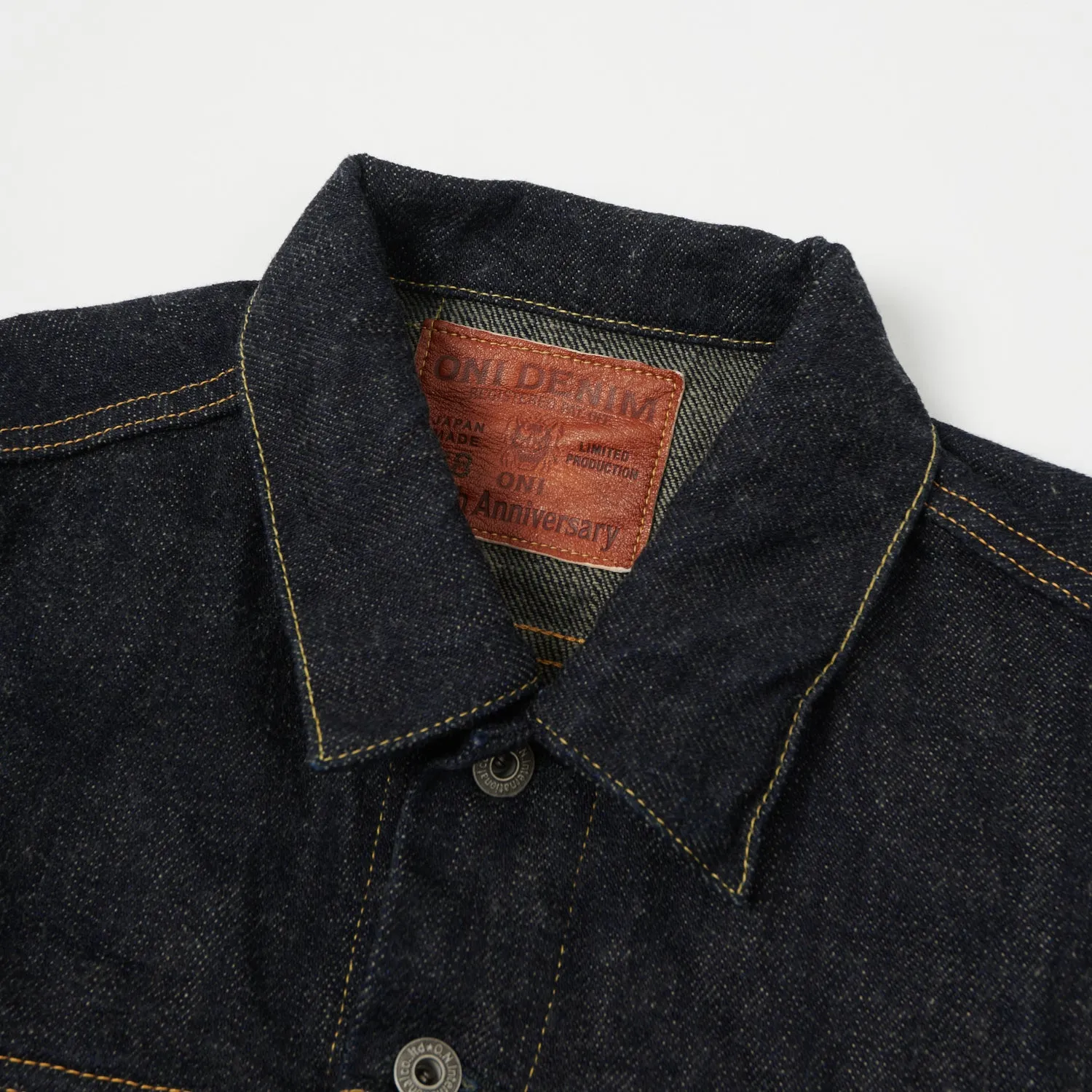 ONI 02527P 20th Anniversary Blue Cast Type III Denim Jacket - Rinsed