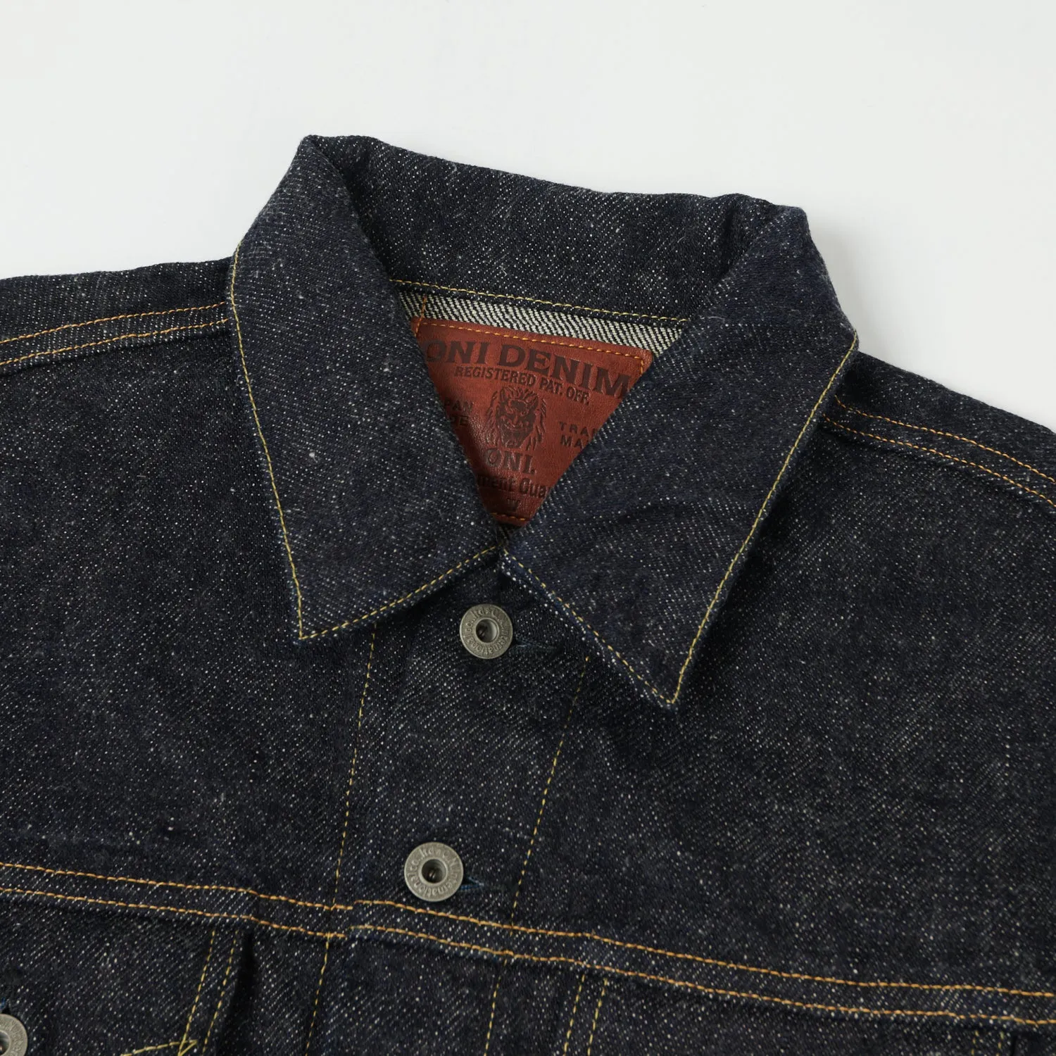 ONI 02527P-DIZR 20oz 'Dark Indigo 'Secret Denim' Type-III Pocket Denim Jacket - One Wash