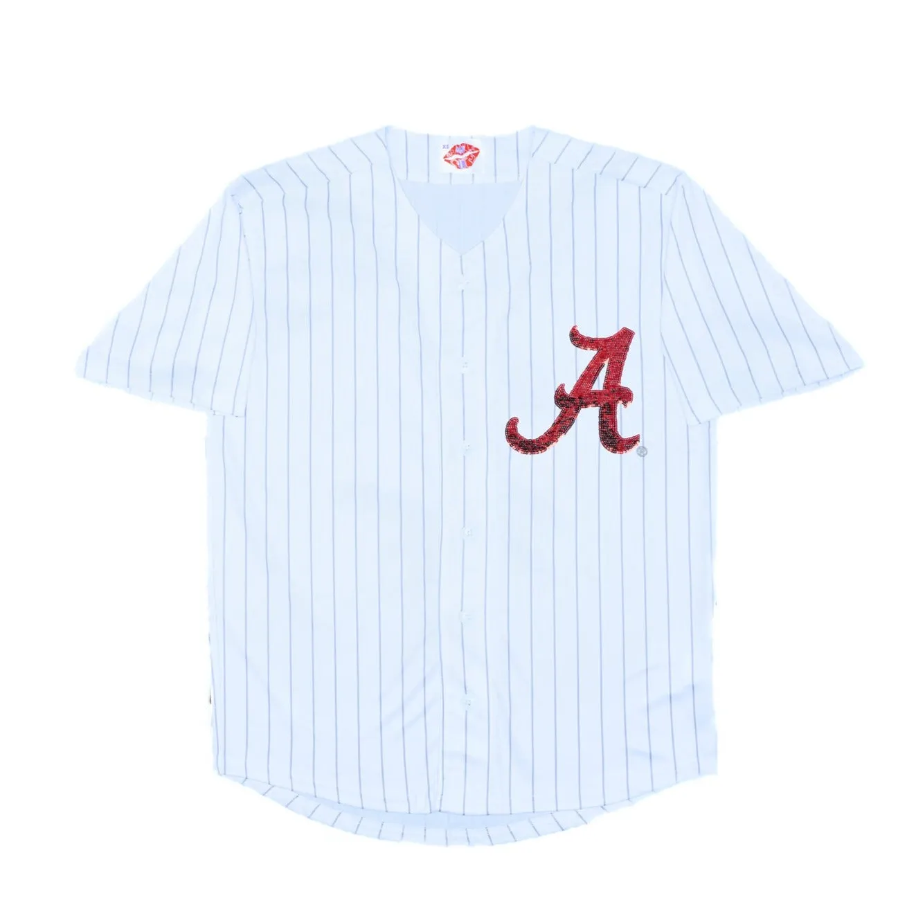 Pinstripe Alabama Baseball uniform