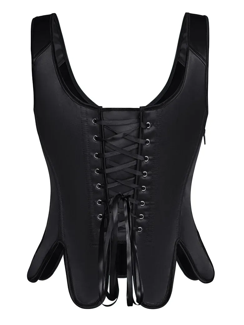 Renaissance Corset Top Lace-up Boned Body Shape Vest