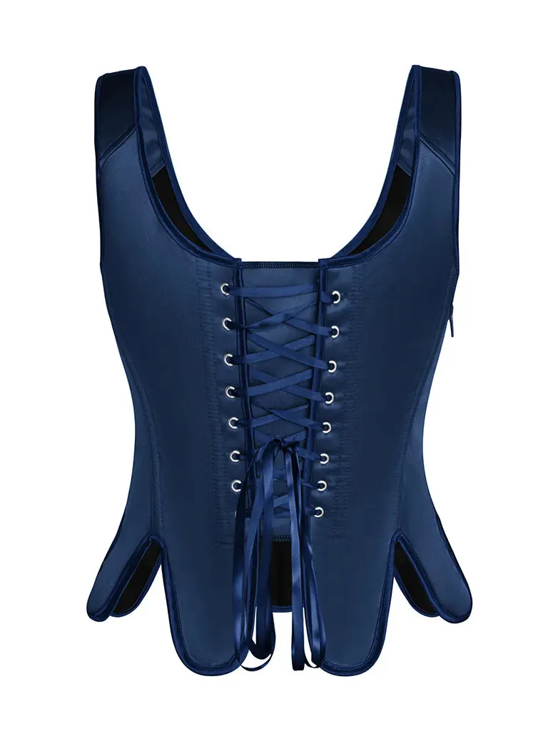 Renaissance Corset Top Lace-up Boned Body Shape Vest