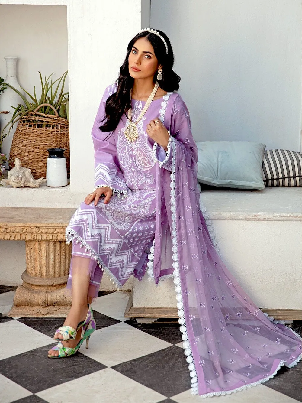 Sanaya Luxury Lawn Collection '21 – Rema