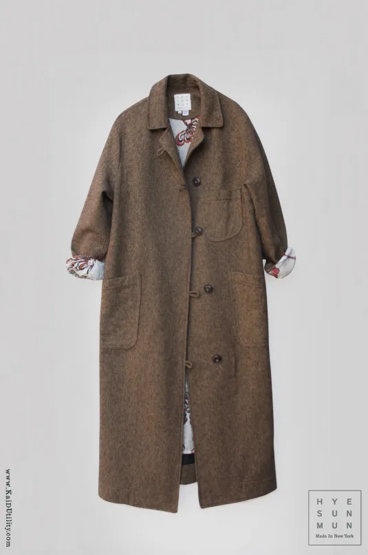 Sontag Coat - Cotton Tweed -  S