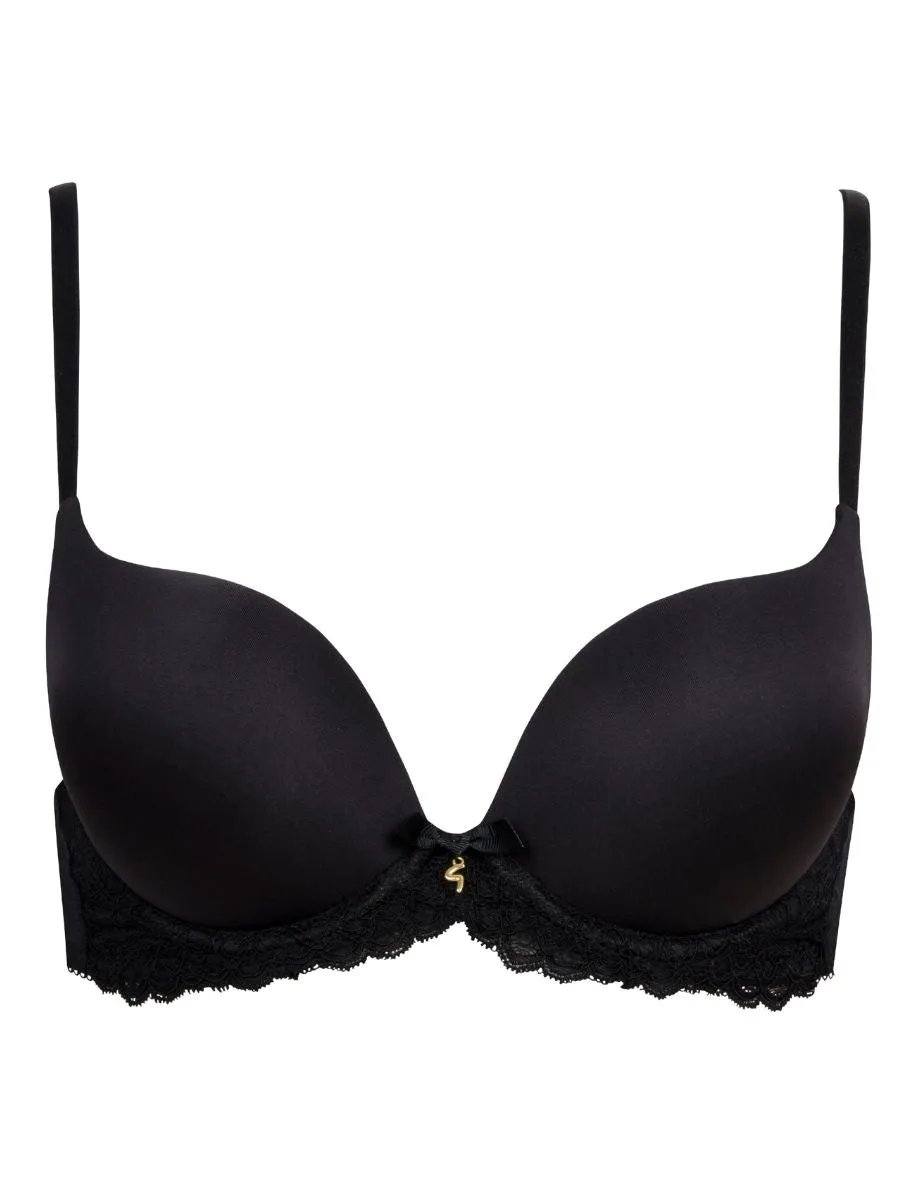 Superboost Lace T-Shirt Bra - Black