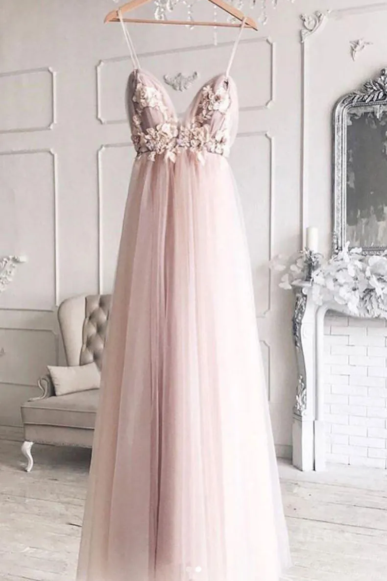 Sweetheart tulle lace long prom dress tulle lace evening dress