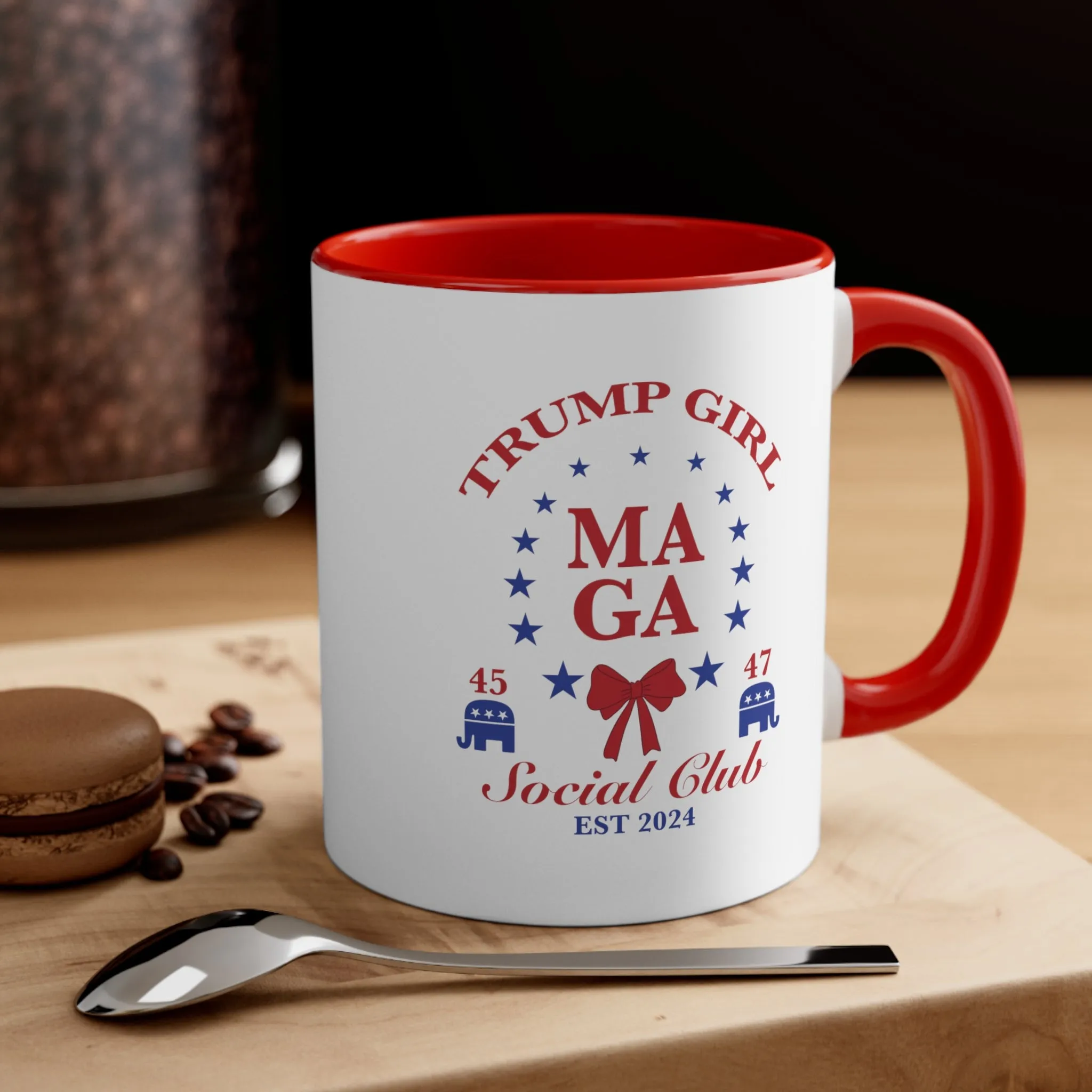 Trump Girl "MAGA Social Club" T-Shirt Mug 11oz (5 colors)