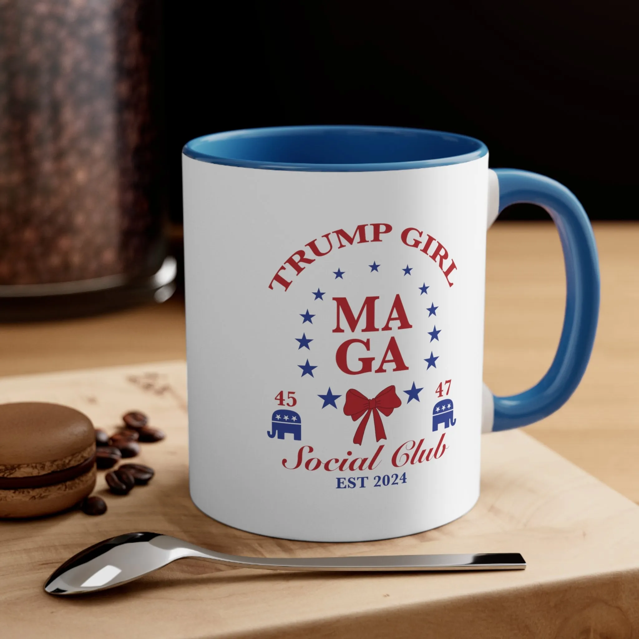 Trump Girl "MAGA Social Club" T-Shirt Mug 11oz (5 colors)