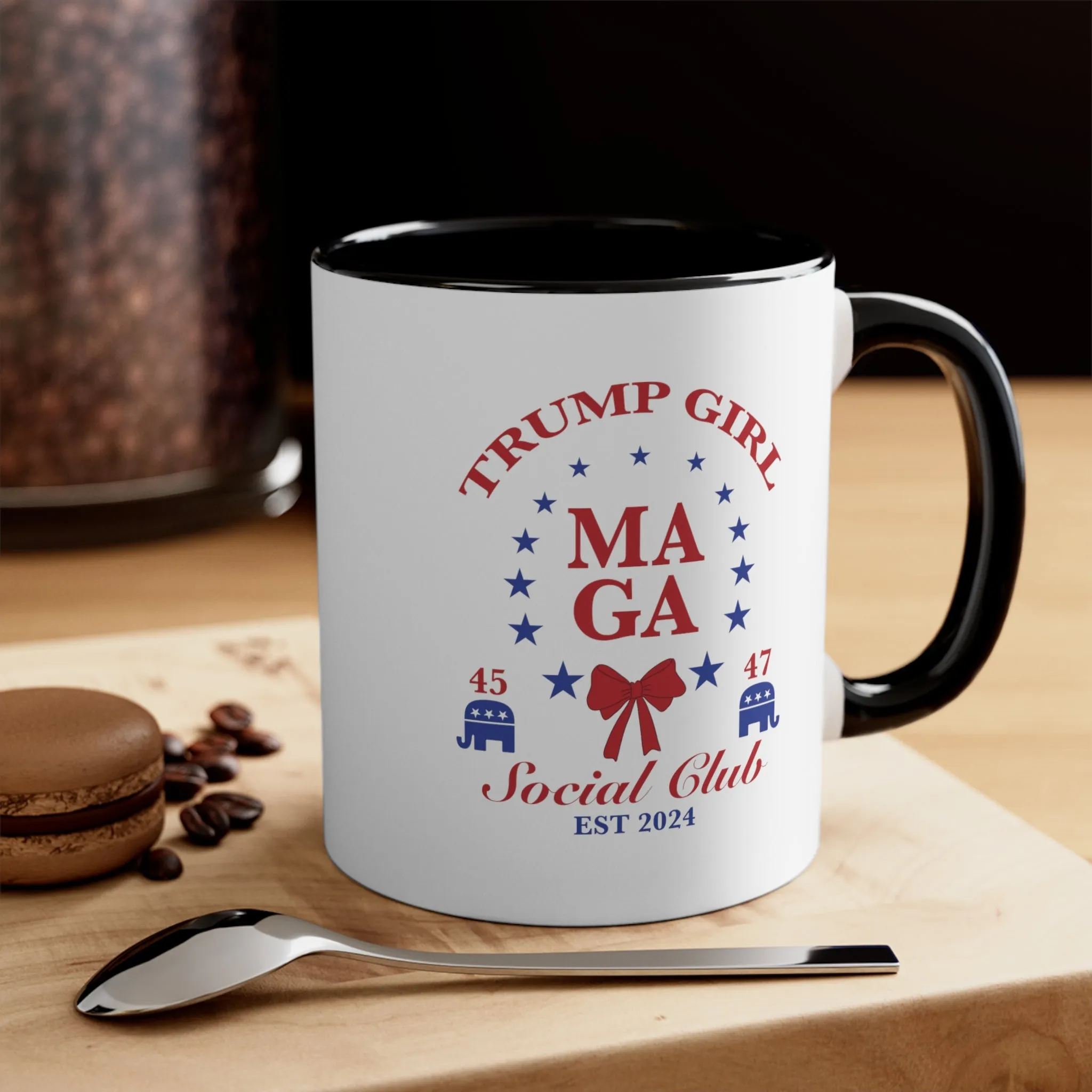 Trump Girl "MAGA Social Club" T-Shirt Mug 11oz (5 colors)